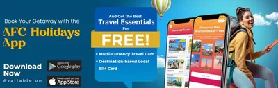 Travel & Leisure offers | Book Your Gateway With AAFC Holiday App in AFC Holidays | 13/03/2025 - 24/03/2025