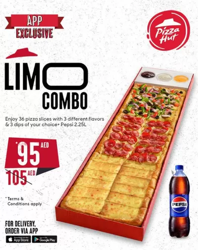 Restaurants offers | Feast with our Limo Combo! in Pizza Hut | 17/03/2025 - 30/03/2025