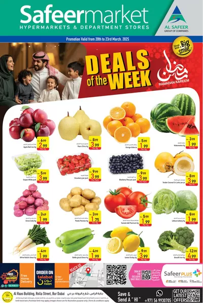 Groceries offers in Dubai |  Weekend Extravaganza! Rolla Street, Bur Dubai!  in Safeer Market | 20/03/2025 - 26/03/2025