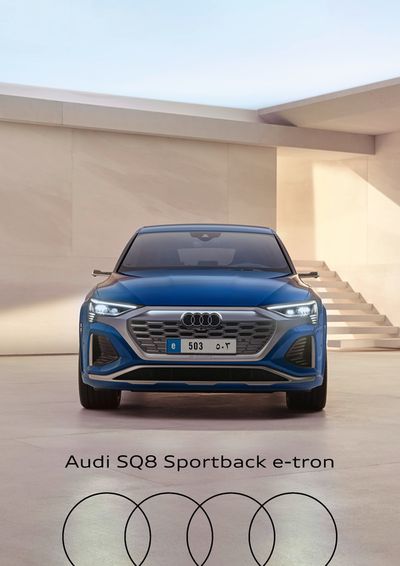 Cars, Motorcycles & Accesories offers | Audi SQ8 Sportback e-tron in Audi | 14/12/2023 - 03/06/2024