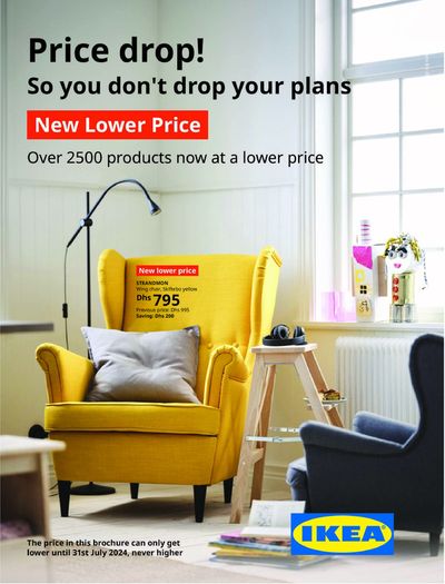 Home & Furniture offers in Mussafah | Price Drop! in Ikea | 18/01/2024 - 31/07/2024