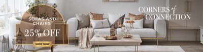 Home & Furniture offers | Sofas&Chairs 25% Off in Homes R Us | 05/02/2024 - 29/02/2024
