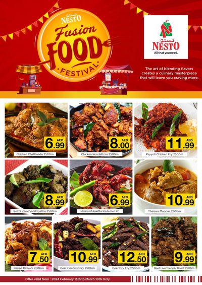 Groceries offers in Sharjah | Fusion Food Festival in Nesto | 16/02/2024 - 10/03/2024