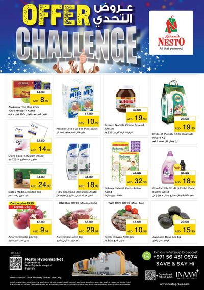 Nesto catalogue in Kalba | Nesto Offer Challenge! Fujairah Mall | 26/02/2024 - 28/02/2024