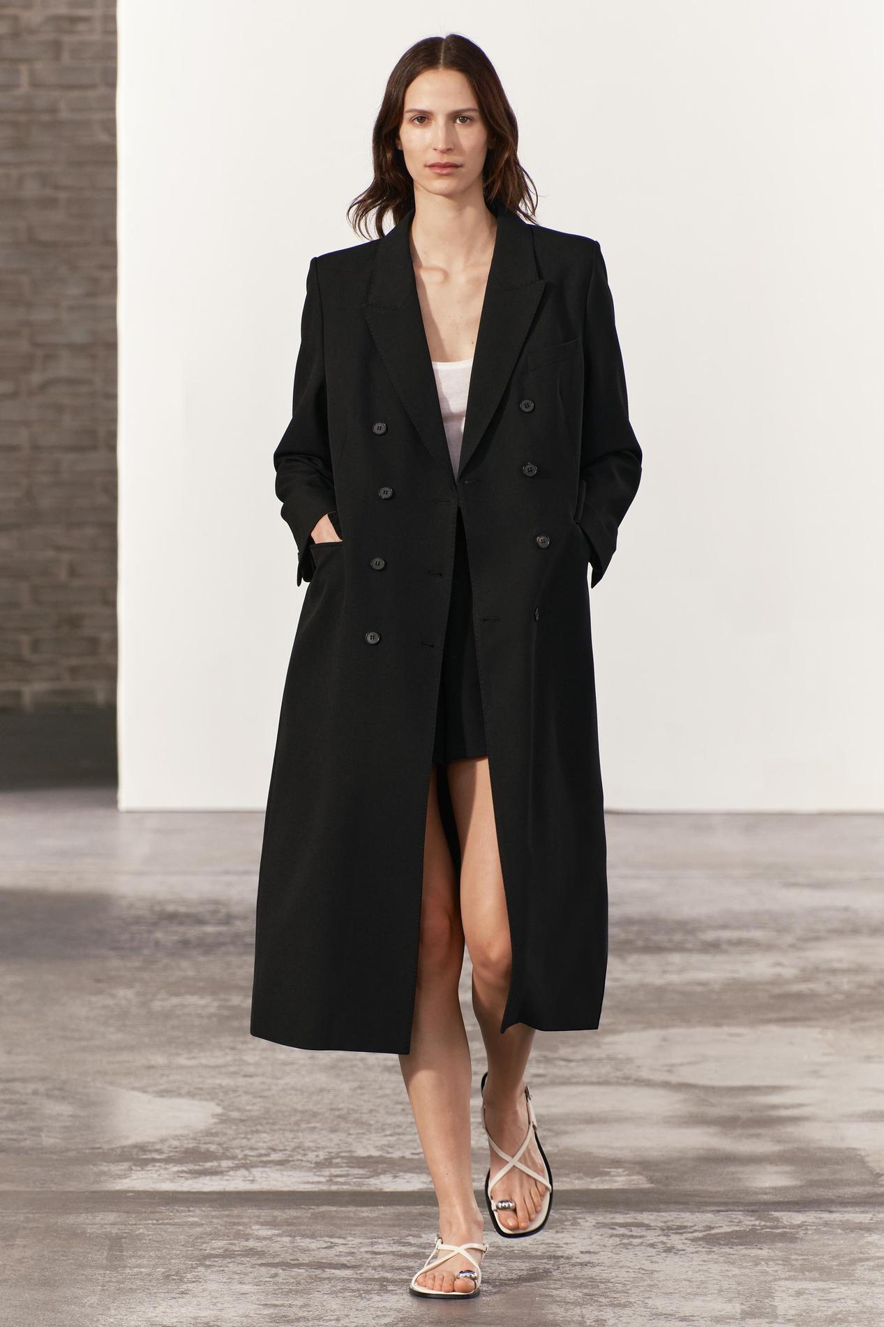 ZW COLLECTION FITTED DOUBLE-BREASTED COAT offers at 199 Dhs in Zara