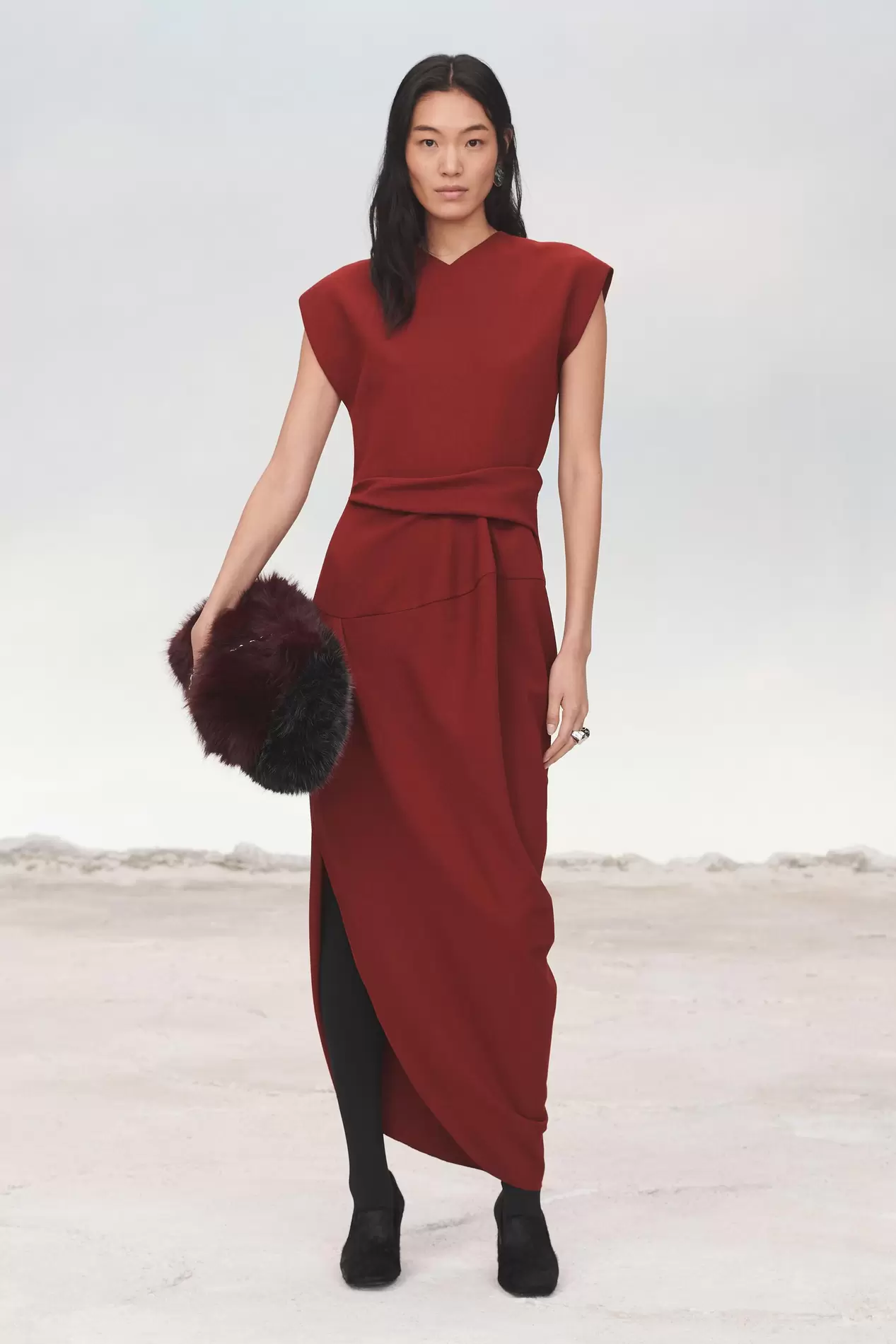 ASYMMETRIC DRAPED DRESS - LIMITED EDITION offers at 699 Dhs in Zara