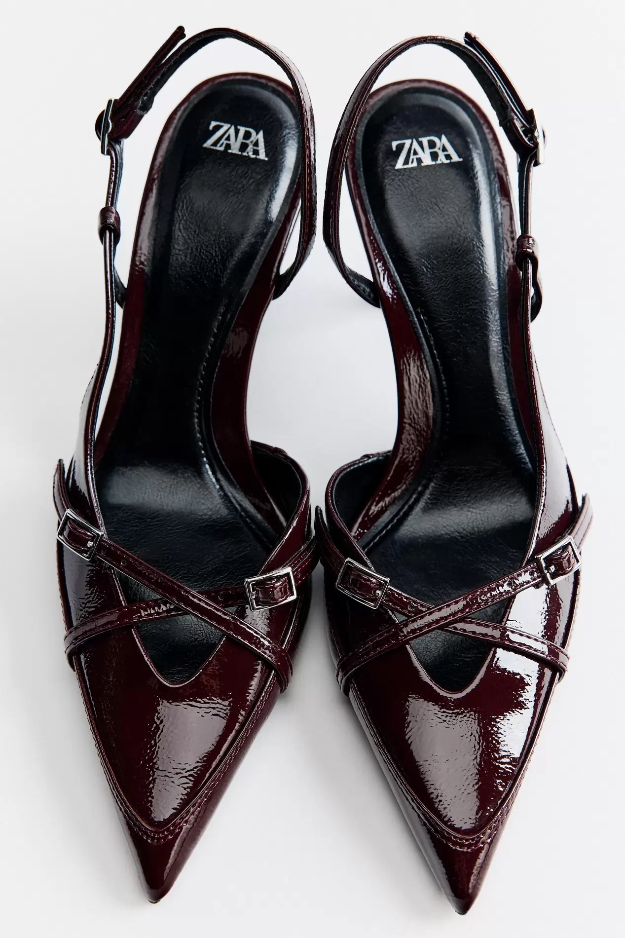 STRAPPY HEELED BUCKLED SHOES offers at 179 Dhs in Zara