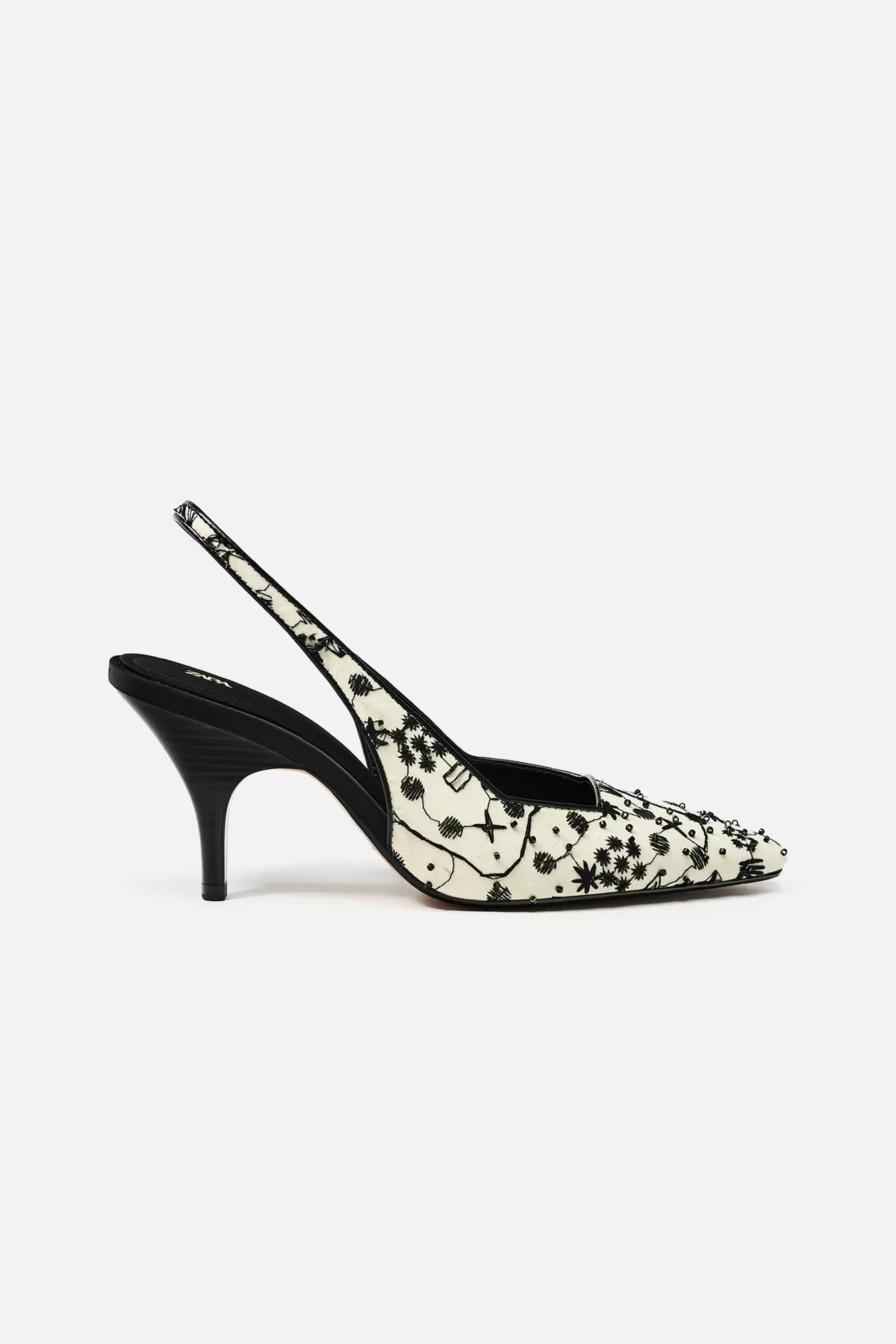 EMBROIDERED SLINGBACK SHOES offers at 269 Dhs in Zara