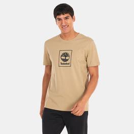Men's Stack Logo Print T-Shirt offers at 65 Dhs in Sun & Sand Sports