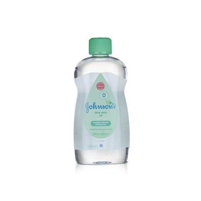 Johnson's baby oil with aloe vera 500ml offers at 54,75 Dhs in Spinneys