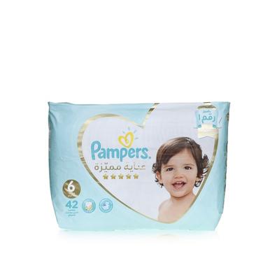 Pampers Premium Care size 6 XXL x42 offers at 104 Dhs in Spinneys