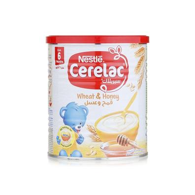 Nestle Cerelac wheat & honey infant cereal with milk stage 2 400g offers at 35 Dhs in Spinneys