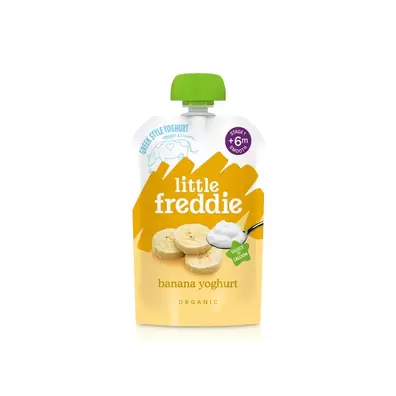 Little Freddie Creamy Banana Greek Style Yoghurt 100g 6m+ offers at 12,75 Dhs in Spinneys