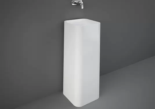 RAK-PETIT SQUARED FREE STANDING WASHBASIN 36 CM W/O TAP HOLE SET       As low as AED 2,465.93 per set Regular Price AED 3,522.75 offers at 2465,93 Dhs in Rak Ceramics