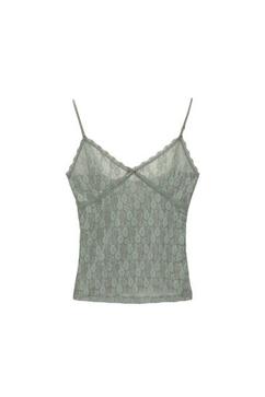 Lace top with tied straps offers at 119 Dhs in Pull & Bear