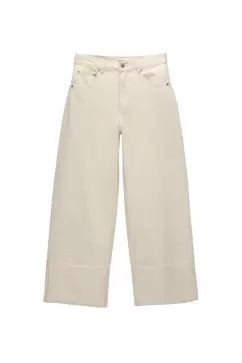 Mid-rise wide-leg trousers offers at 199 Dhs in Pull & Bear