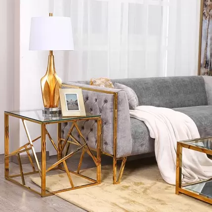 ANDERSON END TABLE - GOLD offers at 299 Dhs in PAN Emirates