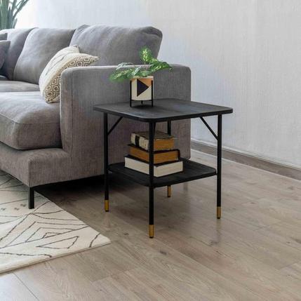 PAOLA END TABLE SOLID WOOD - BLACK offers at 150 Dhs in PAN Emirates