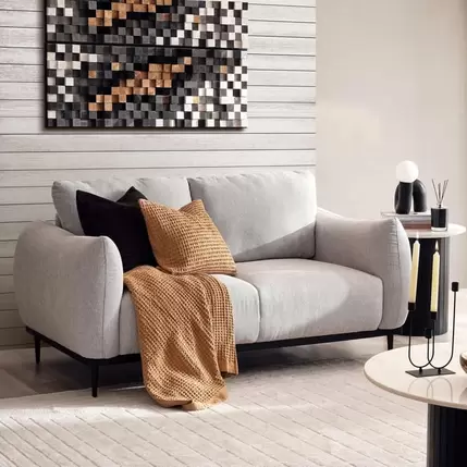 LEGAMOS 2 SEATER SOFA - GREY offers at 2150 Dhs in PAN Emirates