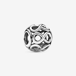 Infinity silver charm offers at 95 Dhs in Pandora