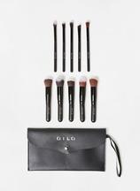 10-Piece Mini Makeup Brush Set Black offers at 19 Dhs in Noon