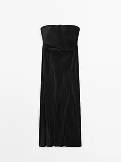 Strapless dress offers at 749 Dhs in Massimo Dutti