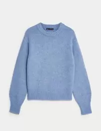 Crew Neck Jumper with Wool offers at 139 Dhs in Marks & Spencer