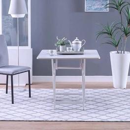 Aldo Foldable Table - White Marble offers at 105 Dhs in Danube Home