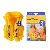 Pool School Deluxe Swim Vest, Baby Swimming Vest for Outdoor Play, Size 50X47cm- Yellow offers at 12,95 Dhs in Day to Day