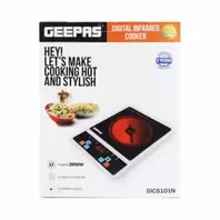 Geepas Digital Infrared Cooker With Touch Control and LED Display for Fast Cooking- GIC6101N offers at 76,14 Dhs in Day to Day