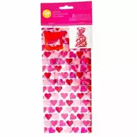Wilton 20pcs Treat Bags with Heart Shape Print- Pink offers at 9 Dhs in Day to Day