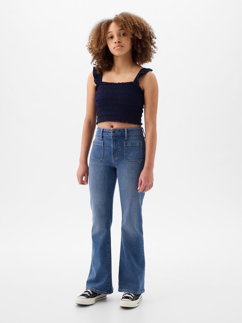 Kids High Rise '70s Flare Jeans offers at 125 Dhs in Gap