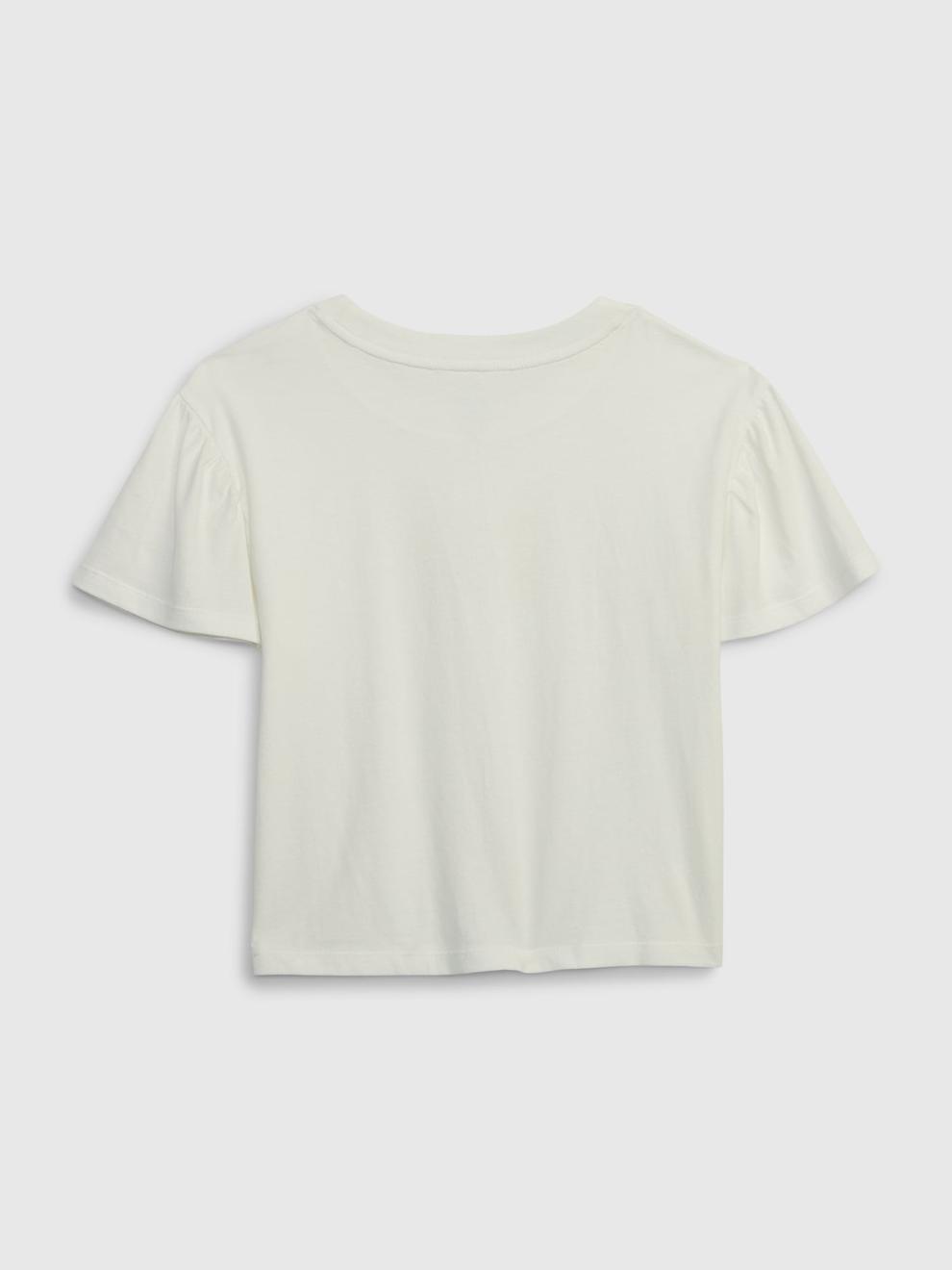 Kids Gap Logo Flutter Sleeve T-Shirt offers at 69 Dhs in Gap