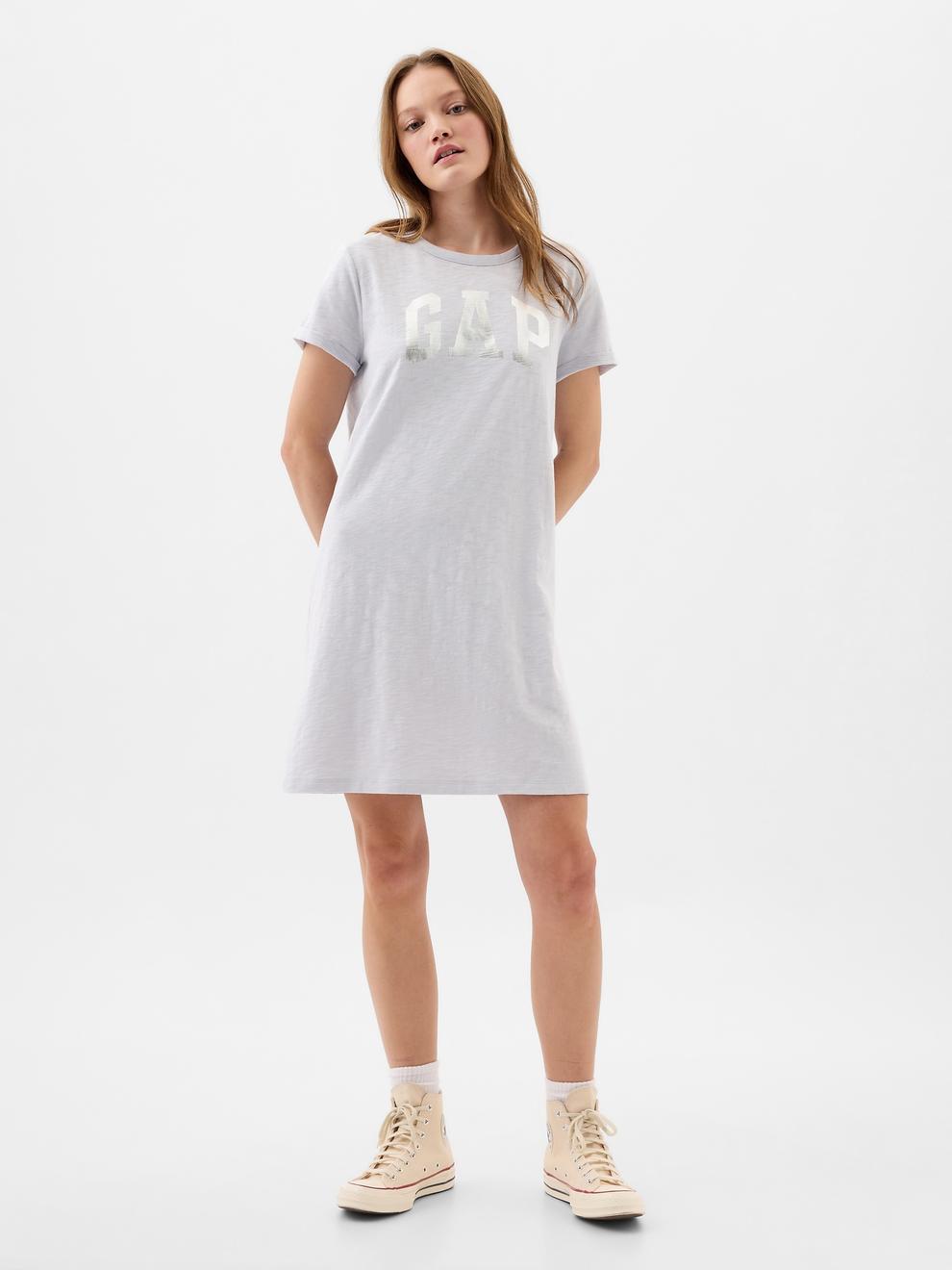Relaxed Gap Logo T-Shirt Dress offers at 104 Dhs in Gap
