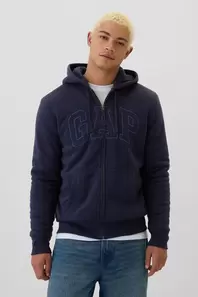 Gap Logo Sherpa-Lined Zip Hoodie offers at 209 Dhs in Gap