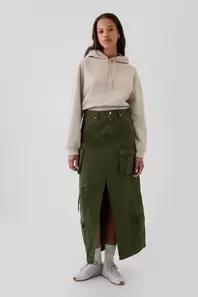 Cargo Maxi Skirt offers at 199 Dhs in Gap