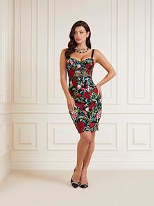 Marciano floral print mini dress offers at 285 Dhs in Guess