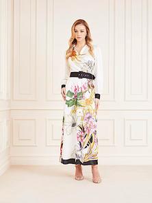 Marciano floral print long dress offers at 300 Dhs in Guess