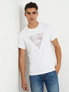 Triangle logo stretch t-shirt offers at 20 Dhs in Guess