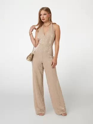 Sequin jumpsuit offers at 190 Dhs in Guess