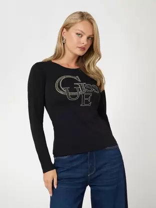 Studs front logo t-shirt offers at 22,5 Dhs in Guess