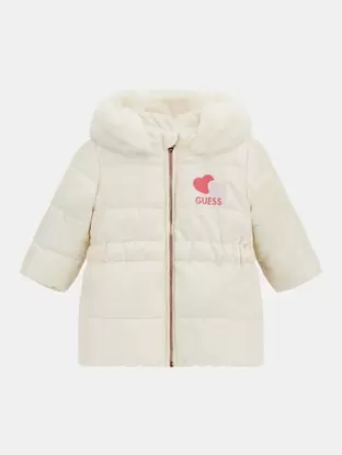 Hooded padded puffer offers at 36 Dhs in Guess