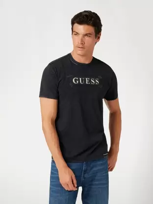 Front logo t-shirt offers at 20 Dhs in Guess