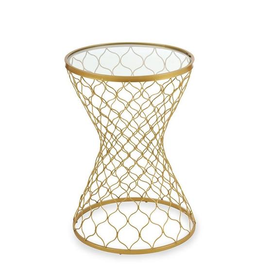 Lala Metal End Table - Gold offers at 349 Dhs in Homes R Us