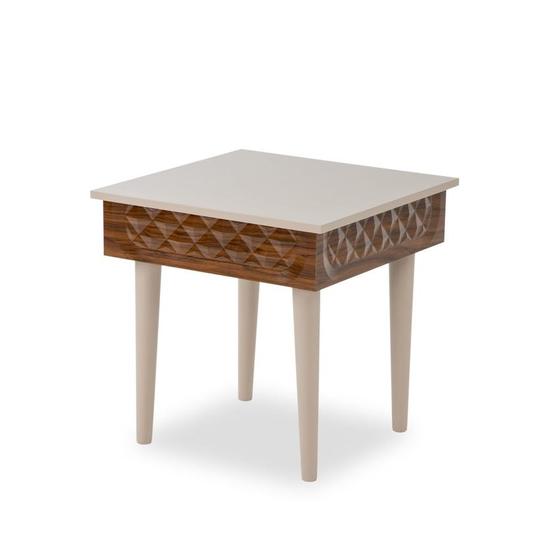 Vega End Table - Light Brown offers at 318 Dhs in Homes R Us