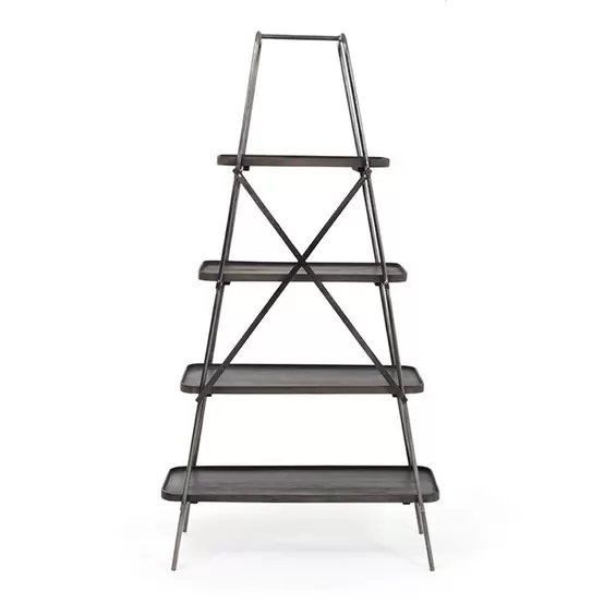 Argos 4-Tier Shelf, Dark Brown offers at 799 Dhs in Homes R Us