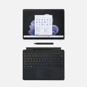 Microsoft Surface Pro 9  Core i7-1255U 16GB RAM 256GB SSD Integrated Graphics 13" Laptop, Graphite (Pen sold separately) (QIL-00025+8XA) offers at 5669 Dhs in Jumbo