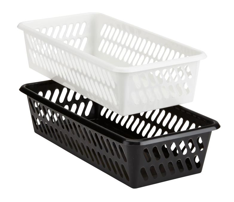 Stacking basket HALVARD 10x20x5 assorted offers at 2 Dhs in JYSK