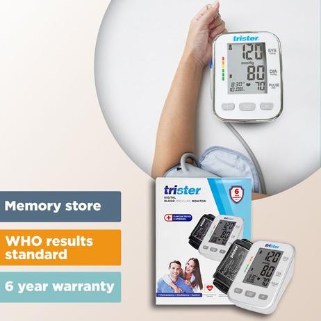 Trister Digital Blood Pressure Monitor TS 305BM offers at 89 Dhs in Life Pharmacy