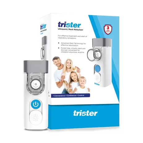 Trister Ultrasonic Mesh Nebulizer : Model-TS-136NZM offers at 397,95 Dhs in Life Pharmacy